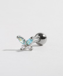【Peony/ピオニー】/キュービックジルコニア バタフライ ミニスタッドピアス