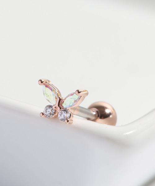 Peony（ピオニー）の「【Peony/ピオニー】/キュービックジルコニア バタフライ ミニスタッドピアス（ピアス（片耳用）・レディース・その他1/その他2/その他3/その他4/シルバー系その他/ゴールド系その他/シルバー系その他2/シルバー系その他3/シルバー系その他4/ゴールド系その他2/ゴールド系その他3/ゴールド系その他4・FREE）」の15枚目の写真