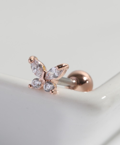 Peony（ピオニー）の「【Peony/ピオニー】/キュービックジルコニア バタフライ ミニスタッドピアス（ピアス（片耳用）・レディース・その他1/その他2/その他3/その他4/シルバー系その他/ゴールド系その他/シルバー系その他2/シルバー系その他3/シルバー系その他4/ゴールド系その他2/ゴールド系その他3/ゴールド系その他4・FREE）」の18枚目の写真