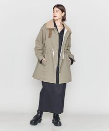 ASTRAET | ＜ASTRAET＞PE ツイル ボアカラー モッズコート(モッズコート)