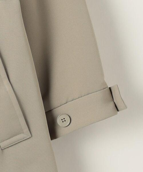 ASTRAET(アストラット)の「<ASTRAET>PE ツイル ボアカラー モッズコート(モッズコート・レディース・オリーブ・FREE)」の14枚目の写真