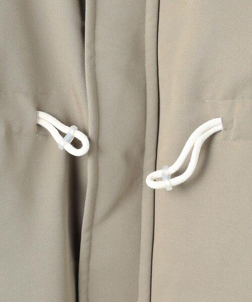 ASTRAET(アストラット)の「<ASTRAET>PE ツイル ボアカラー モッズコート(モッズコート・レディース・オリーブ・FREE)」の18枚目の写真