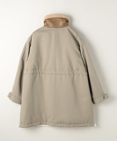 ASTRAET(アストラット)の「<ASTRAET>PE ツイル ボアカラー モッズコート(モッズコート・レディース・オリーブ・FREE)」の21枚目の写真