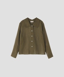 【MARGARET HOWELL】 コットンオーガンジーシアーシャツ マーガレットハウエル コットンオーガンジーシアーシャツ
