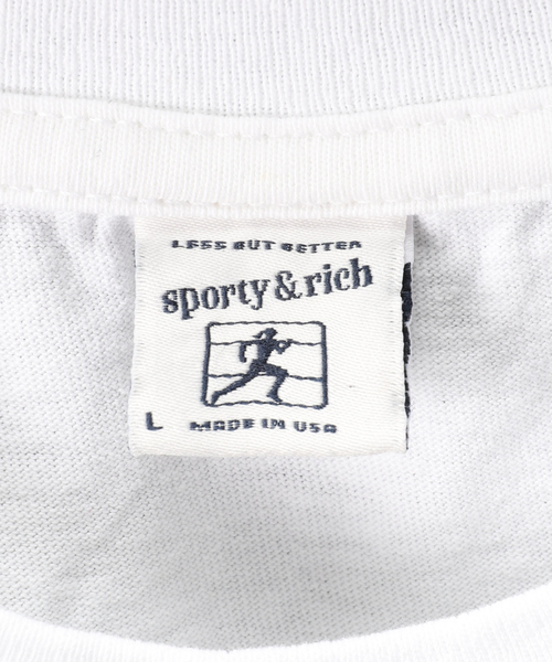 セール】【SPORTY&RICH / スポーティアンドリッチ】RUNNER T