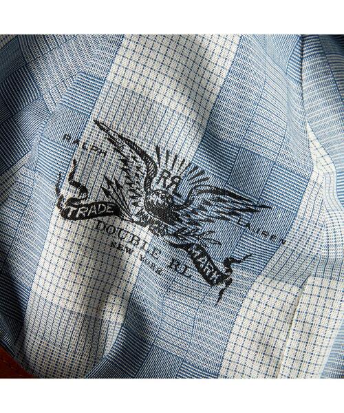 RRL(ダブル アール エル)の「(限定コレクション)Glen プラッド ツイード ニュースボーイ キャップ(ハンチング/ベレー帽・メンズ・マルチ・M/S/L)」の3枚目の写真