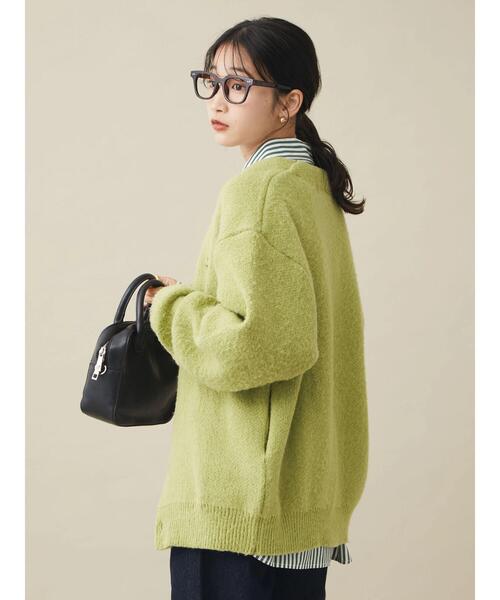 BEVERLY HILLS POLO CLUB(ビバリーヒルズポロクラブ)の「【WEB限定】B.H POLO CLUB 無地ニットカーディガン *(カーディガン/ボレロ・レディース・オレンジ/パープル/グリーン/ライトグリーン/ピンク・M)」の12枚目の写真