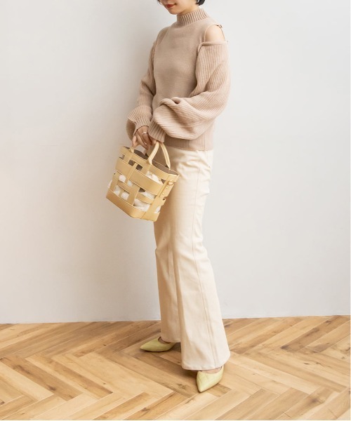 RANDA(ランダ)の「キルティングパンプス(パンプス・レディース・ブラック/ピンク/イエロー/グリーン/アイボリー・23/24/25/22.5/24.5/23.5)」の6枚目の写真