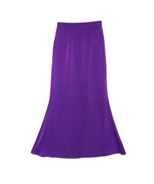 AMAIL(アマイル)の「Super maxi satinskirt(スカート・レディース・アイボリー/ブラック/パープル・FREE)」の17枚目の写真