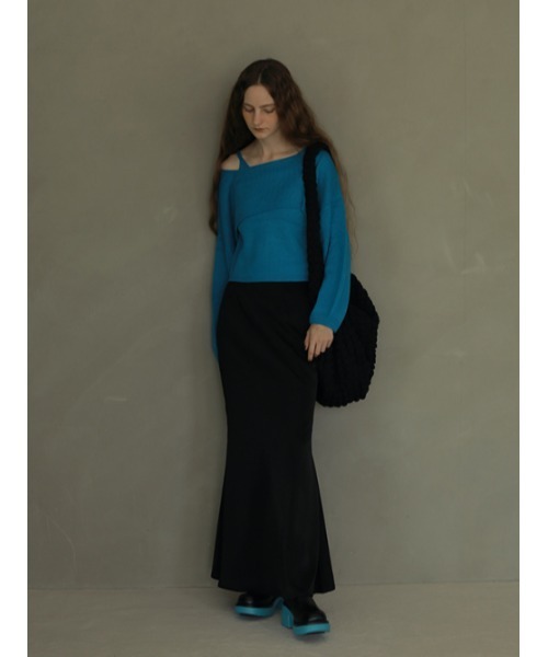 AMAIL(アマイル)の「Super maxi satinskirt(スカート・レディース・アイボリー/ブラック/パープル・FREE)」の19枚目の写真