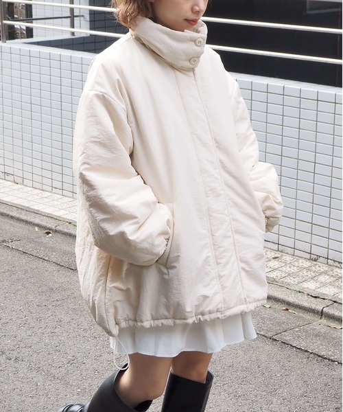 スタンドカラー2wayブルゾン