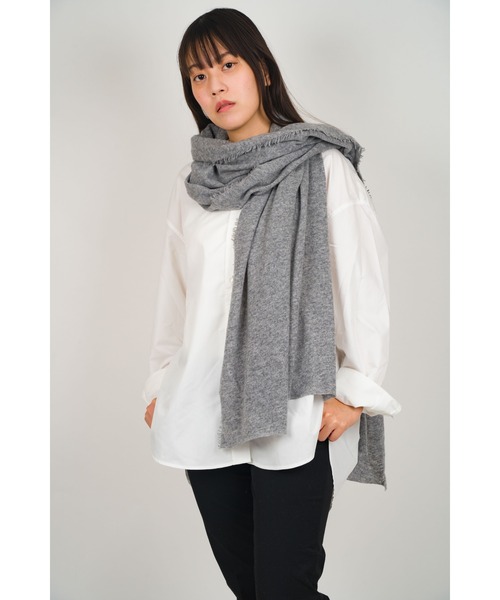 Faliero Sarti（ファリエロサルティ）の「【Faliero Sarti/ファリエロサルテ】ストール　ショール　Adriel（ストール/ショール・レディース・ブラウン/ライトグレー/ブラック・FREE）」の7枚目の写真