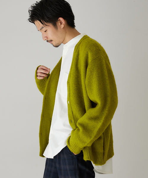 417 EDIFICE（フォーワンセブンエディフィス）の「【ESSENTIAL / エッセンシャル】 フランネルノーカラーシャツ（シャツ/ブラウス・メンズ・チャコールグレー/ホワイト/ベージュ/ブラウン/グリーン・LARGE/SMALL/MEDIUM/X-LARGE）」の6枚目の写真