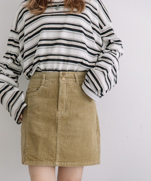 ニット セーター loose border knit/ルーズボーダーニット レディース loose border knit/ルーズボーダーニット（ニット/セーター
