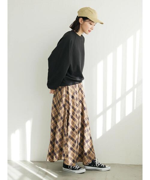 Green Parks(グリーンパークス)の「袖ボリューム裏毛プルオーバー(スウェット・レディース・ブルー/ブラック/グレー系その他2/ピンク系その他2・FREE)」の19枚目の写真