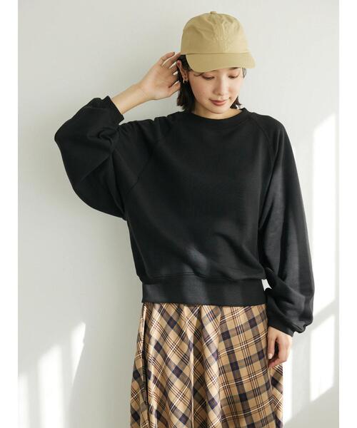 Green Parks(グリーンパークス)の「袖ボリューム裏毛プルオーバー(スウェット・レディース・ブルー/ブラック/グレー系その他2/ピンク系その他2・FREE)」の17枚目の写真