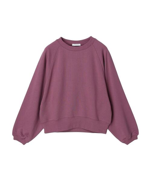 Green Parks(グリーンパークス)の「袖ボリューム裏毛プルオーバー(スウェット・レディース・ブルー/ブラック/グレー系その他2/ピンク系その他2・FREE)」の6枚目の写真