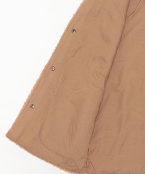 ehka sopo（エヘカソポ）の「ボアベスト（ベスト・レディース・ベージュ/ブラウン/キナリ・ﾌﾘ-）」の13枚目の写真