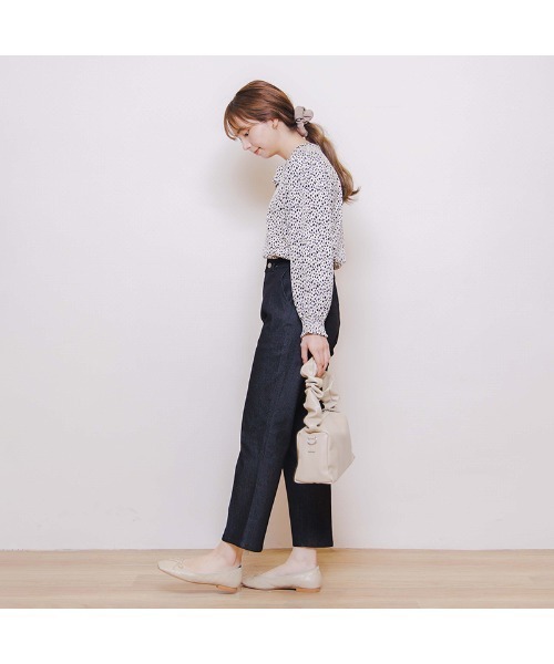 flower（フラワー）の「バルーンレオパードブラウス（シャツ/ブラウス・レディース・アイボリー/ブラウン・FREE）」の3枚目の写真