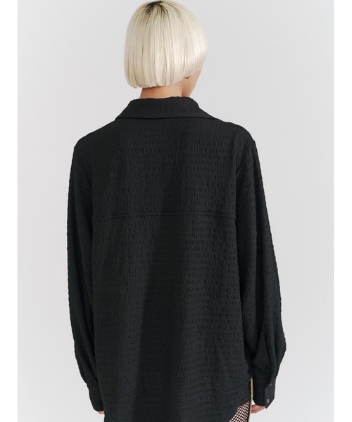 PAMEO POSE（パメオポーズ）の「Icon Shirts（シャツ/ブラウス・レディース・グリーン/ベージュ/ブラック・FREE）」の15枚目の写真