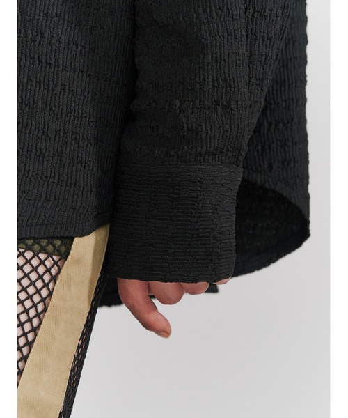 PAMEO POSE（パメオポーズ）の「Icon Shirts（シャツ/ブラウス・レディース・グリーン/ベージュ/ブラック・FREE）」の11枚目の写真