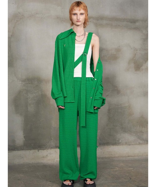 PAMEO POSE（パメオポーズ）の「Icon Shirts（シャツ/ブラウス・レディース・グリーン/ベージュ/ブラック・FREE）」の18枚目の写真