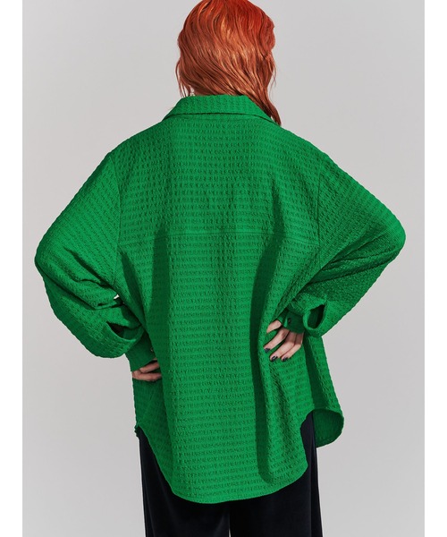 PAMEO POSE（パメオポーズ）の「Icon Shirts（シャツ/ブラウス・レディース・グリーン/ベージュ/ブラック・FREE）」の22枚目の写真