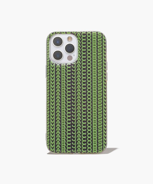 MARC JACOBS（マークジェイコブス）の「THE MONOGRAM iPhone CASE 14 PRO/ザ モノグラム iPhone ケース 14 PRO（スマホケース/カバー・レディース・ブラウン系その他/ブラック系その他/ブラック×ゴールド・ONE SIZE）」の2枚目の写真