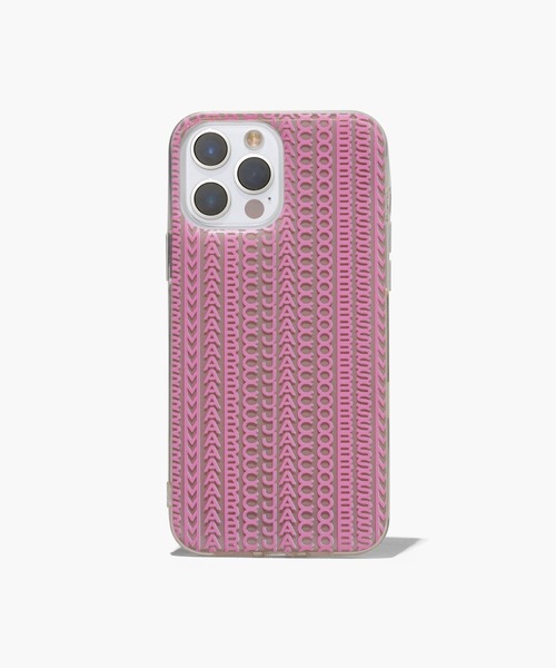 MARC JACOBS（マークジェイコブス）の「THE MONOGRAM iPhone CASE 14 PRO/ザ モノグラム iPhone ケース 14 PRO（スマホケース/カバー・レディース・ブラウン系その他/ブラック系その他/ブラック×ゴールド・ONE SIZE）」の3枚目の写真