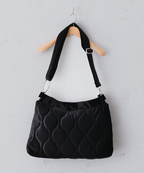 epnok（エプノック）の「キルティングショルダーBAG（ショルダーバッグ・メンズ・ブラック/ブラック系その他/ブラウン・FREE）」の3枚目の写真