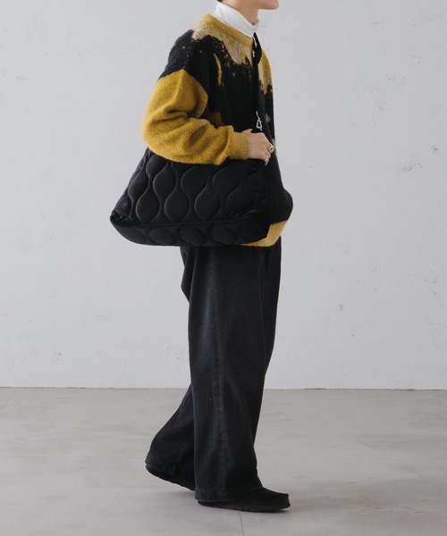 epnok（エプノック）の「キルティングショルダーBAG（ショルダーバッグ・メンズ・ブラック/ブラック系その他/ブラウン・FREE）」の14枚目の写真