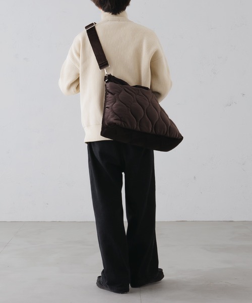 epnok（エプノック）の「キルティングショルダーBAG（ショルダーバッグ・メンズ・ブラック/ブラック系その他/ブラウン・FREE）」の22枚目の写真