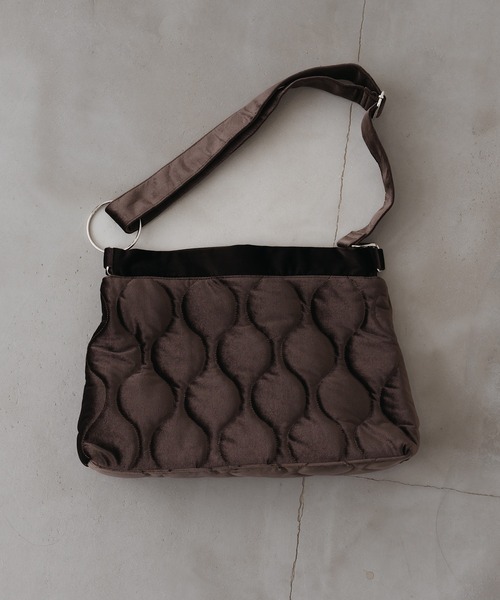 epnok（エプノック）の「キルティングショルダーBAG（ショルダーバッグ・メンズ・ブラック/ブラック系その他/ブラウン・FREE）」の18枚目の写真