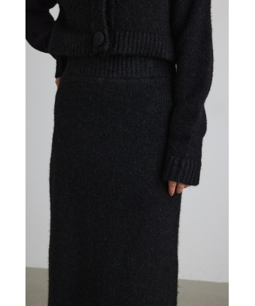 ミックスニットロングスカート