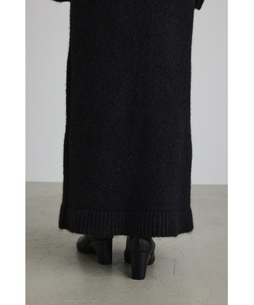 ミックスニットロングスカート
