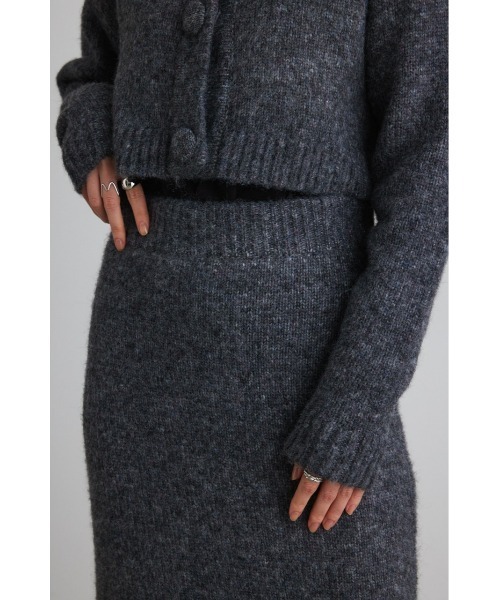ミックスニットロングスカート