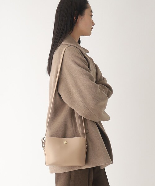 OPAQUE.CLIP(オペークドットクリップ)の「◆スクエアボックスミニショルダーバッグ(ショルダーバッグ・レディース・ベージュ/ライトグリーン/ブラック・00)」の1枚目の写真