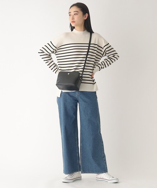 OPAQUE.CLIP(オペークドットクリップ)の「◆スクエアボックスミニショルダーバッグ(ショルダーバッグ・レディース・ベージュ/ライトグリーン/ブラック・00)」の6枚目の写真