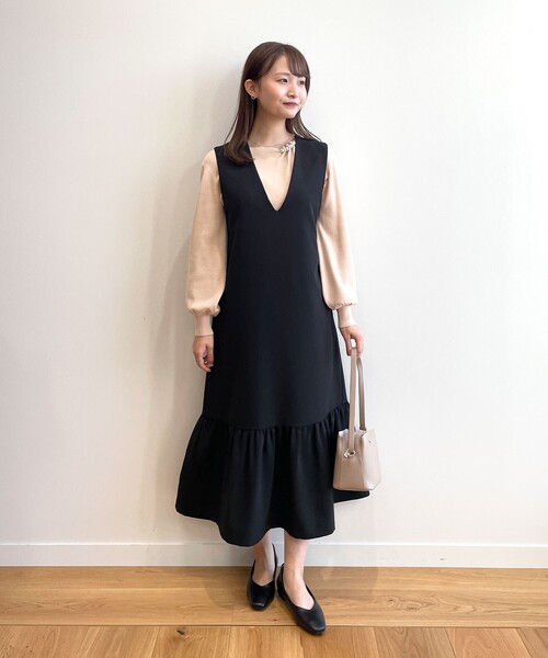 OPAQUE.CLIP(オペークドットクリップ)の「◆スクエアボックスミニショルダーバッグ(ショルダーバッグ・レディース・ベージュ/ライトグリーン/ブラック・00)」の9枚目の写真