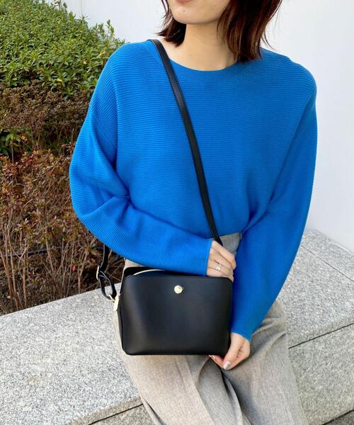 OPAQUE.CLIP(オペークドットクリップ)の「◆スクエアボックスミニショルダーバッグ(ショルダーバッグ・レディース・ベージュ/ライトグリーン/ブラック・00)」の10枚目の写真