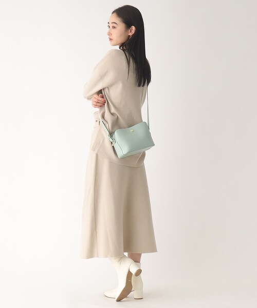 OPAQUE.CLIP(オペークドットクリップ)の「◆スクエアボックスミニショルダーバッグ(ショルダーバッグ・レディース・ベージュ/ライトグリーン/ブラック・00)」の12枚目の写真