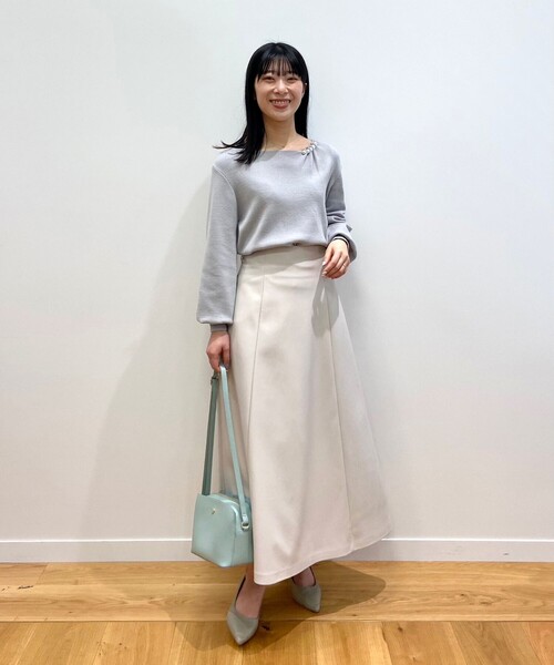 OPAQUE.CLIP(オペークドットクリップ)の「◆スクエアボックスミニショルダーバッグ(ショルダーバッグ・レディース・ベージュ/ライトグリーン/ブラック・00)」の13枚目の写真