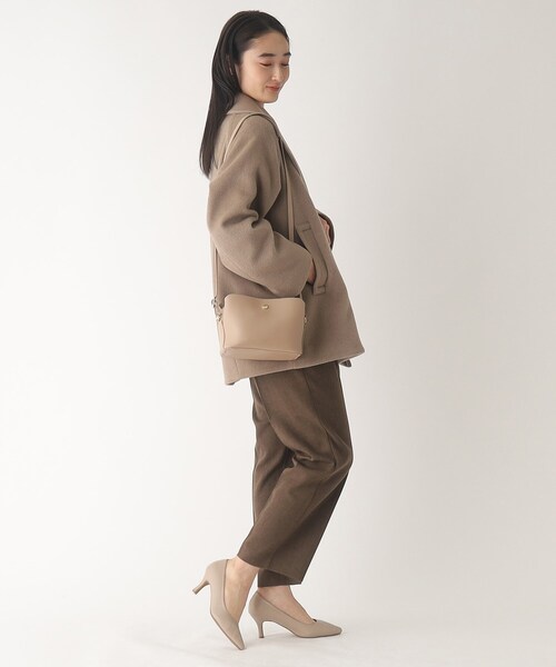 OPAQUE.CLIP(オペークドットクリップ)の「◆スクエアボックスミニショルダーバッグ(ショルダーバッグ・レディース・ベージュ/ライトグリーン/ブラック・00)」の16枚目の写真