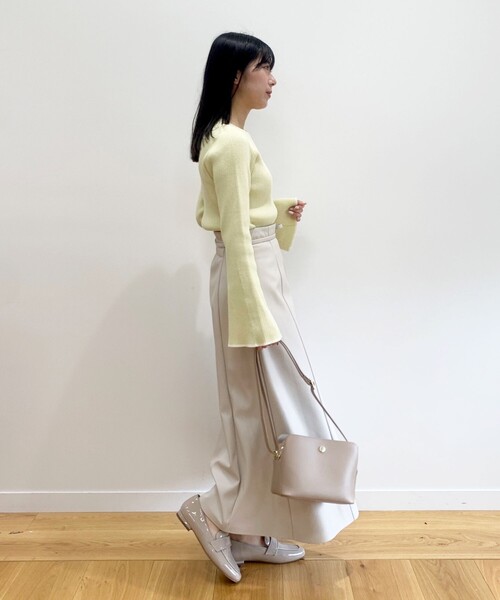 OPAQUE.CLIP(オペークドットクリップ)の「◆スクエアボックスミニショルダーバッグ(ショルダーバッグ・レディース・ベージュ/ライトグリーン/ブラック・00)」の22枚目の写真