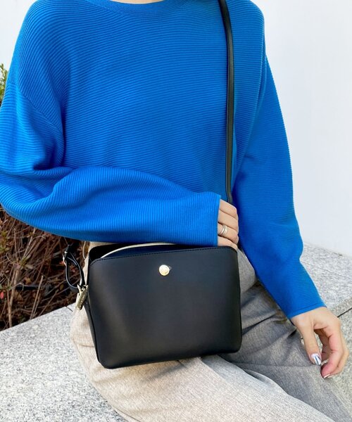 OPAQUE.CLIP(オペークドットクリップ)の「◆スクエアボックスミニショルダーバッグ(ショルダーバッグ・レディース・ベージュ/ライトグリーン/ブラック・00)」の2枚目の写真