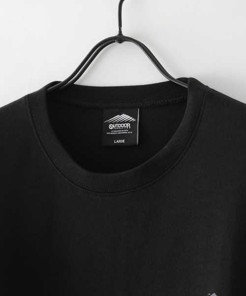 OUTDOOR PRODUCTS APPAREL(アウトドアプロダクツアパレル)の「防シワ UVカット ビッグシルエット ポンチユーティリティースウェット(スウェット・メンズ・カーキ/ブラック/オフホワイト・MEDIUM/LARGE/X-LARGE)」の4枚目の写真