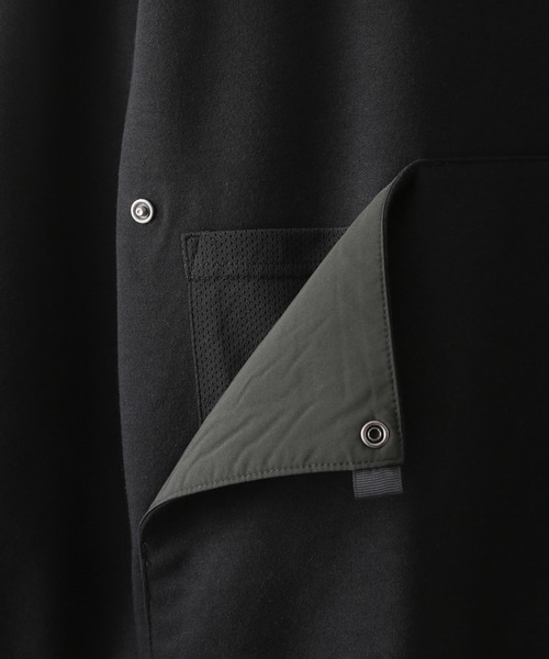 OUTDOOR PRODUCTS APPAREL(アウトドアプロダクツアパレル)の「防シワ UVカット ビッグシルエット ポンチユーティリティースウェット(スウェット・メンズ・カーキ/ブラック/オフホワイト・MEDIUM/LARGE/X-LARGE)」の12枚目の写真