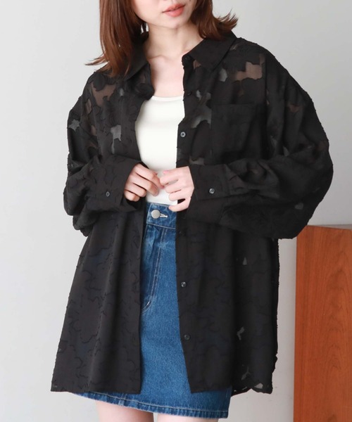 archives(アルシーヴ)の「シアージャガードシャツ(シャツ/ブラウス・レディース・ブルー/ブラック/アイボリー/グリーン・MEDIUM)」の2枚目の写真