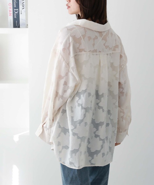 archives(アルシーヴ)の「シアージャガードシャツ(シャツ/ブラウス・レディース・ブルー/ブラック/アイボリー/グリーン・MEDIUM)」の12枚目の写真