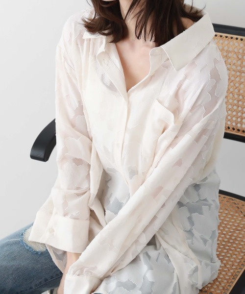 archives(アルシーヴ)の「シアージャガードシャツ(シャツ/ブラウス・レディース・ブルー/ブラック/アイボリー/グリーン・MEDIUM)」の14枚目の写真